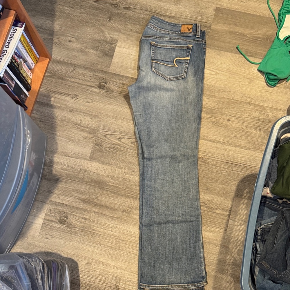 American Eagle Outfitters Women's Boot Cut Blue Jeans